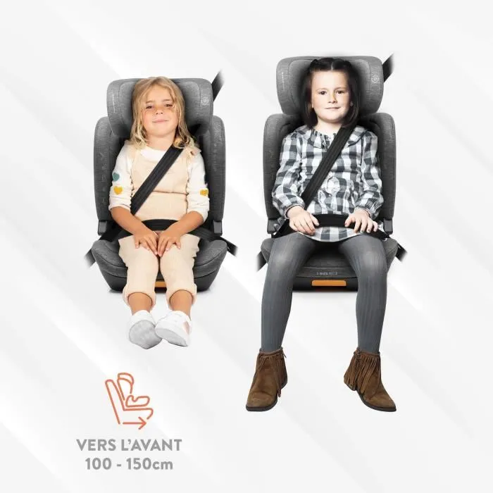 BabyAuto Capax Black Line Siège auto I-Size 4-12 ans (100-150 cm) avec ISOFIX - Homologation R129