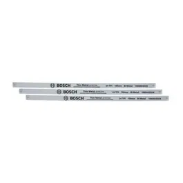 Bosch Set de 3 lames de scie alternative Precise 150 mm - Bimétal pour coupes précises métal, plastique, bois tendre