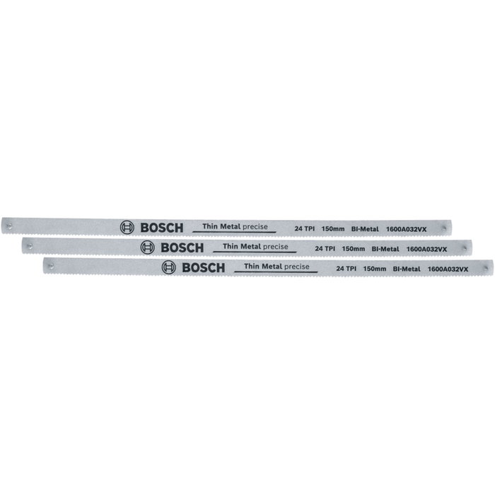 Bosch Set de 3 lames de scie de 150 mm Precise