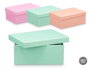 PINCELLO Lot de 18 Boîtes en Carton Assorties Couleurs Pastel