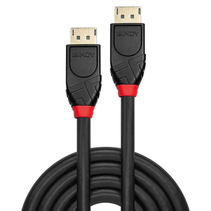 Lindy Câble Actif DisplayPort 1.2 20 m, bidirectionnel, 4K 60 Hz, HDR, HBR2, 32,4 Gbit/s, pour transmission longue distance PC écran