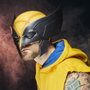 HASBRO Masque 1:1 Lobezno Deadpool & Wolverine - Mascara Premium avec rembourrage intérieur amovible et socle
