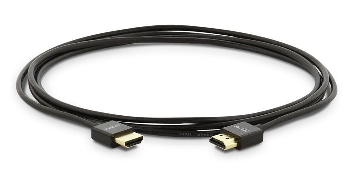 LMP Câble HDMI (mâle) vers HDMI (mâle) 2.0 Super Fin - 4K à 60 Hz, 32 canaux audio, contacts dorés, 2 m, Blanc LMP Câble HDMI (mâle) vers HDMI (mâle) 2.0 Super Fin - 4K à 60 Hz, 32 canaux audio, contacts dorés, 2 m, Blanc