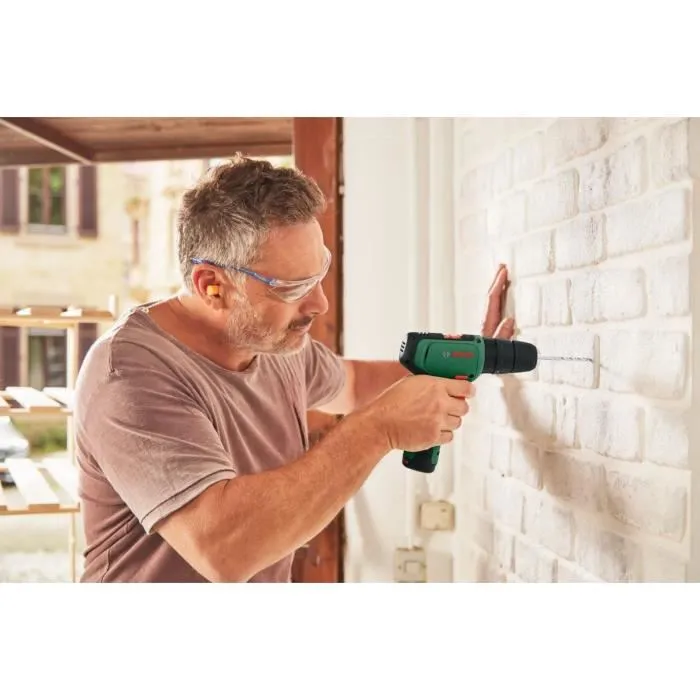 Bosch Perceuse à percussion EasyImpact 1200 - 12V - Avec 2 batteries, 1 chargeur et embout de vissage double - PowerForAll