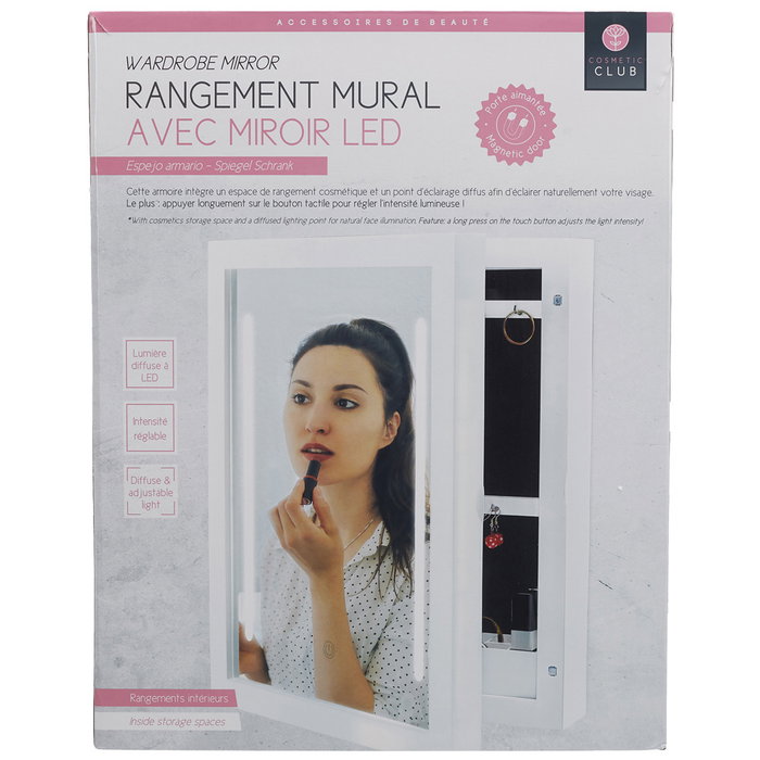 Cosmetic Club Miroir Armoire LED Joyero Cosmetic Club Miroir Armoire LED Joyero