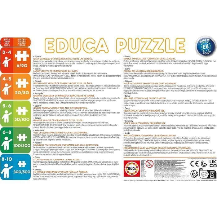 Educa - 4 Puzzles Progressifs Monster High avec 50, 80, 100 et 150 Pièces - Jeu Éducatif et Amusant pour Enfants Educa - 4 Puzzles Progressifs Monster High avec 50, 80, 100 et 150 Pièces - Jeu Éducatif et Amusant pour Enfants