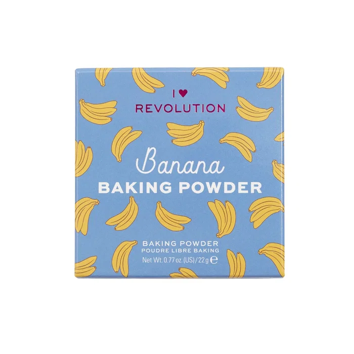 Makeup Revolution I Heart Revolution Poudre fixante libre Banane 22 g