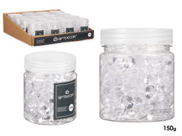 GIFTDECOR Lot de 32 bocaux Diamante 150g transparents