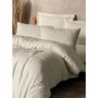 Parure de couette 100 % coton renforcé, Crème, 220 x 240 cm, 3 pièces