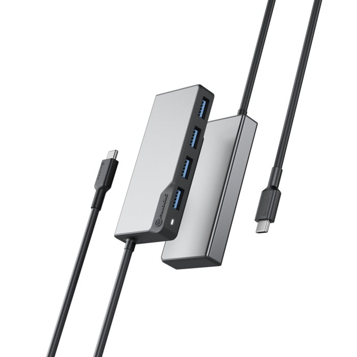 Alogic Fusion Swift USB-C Hub 4 Ports Space Gray