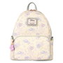 Loungefly Sac à dos Disney Stitch Cherry Blossom (26 cm) en simili-cuir - Corrèges ajustables et détails dorés