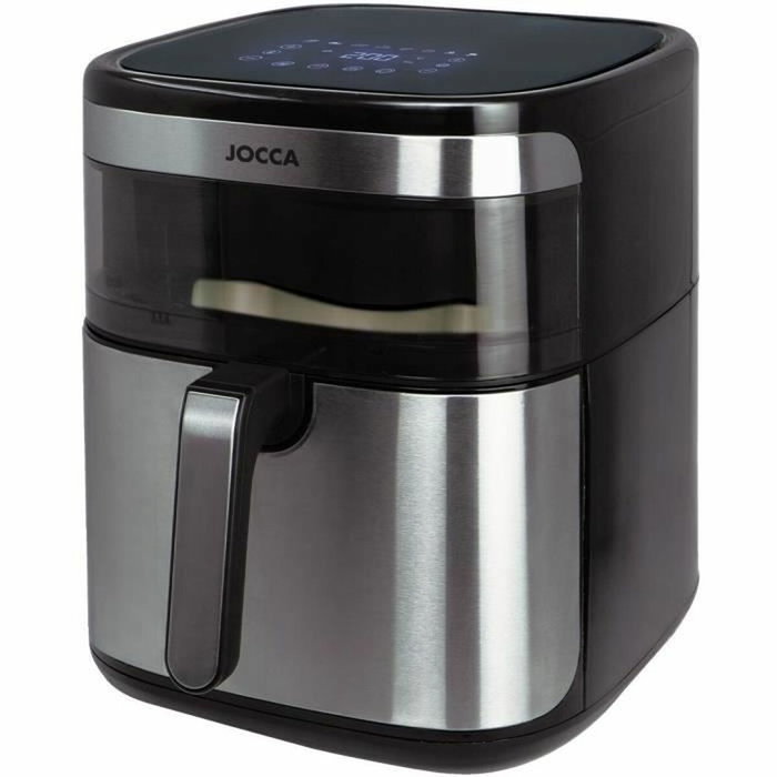 Jocca 2385 Friteuse à air chaud 10L avec Hublot, Noir et gris Jocca 2385 Friteuse à air chaud 10L avec Hublot, Noir et gris