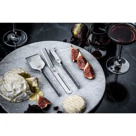 Style De Vie Coffret de 6 couteaux à fromage et à beurre, Argent