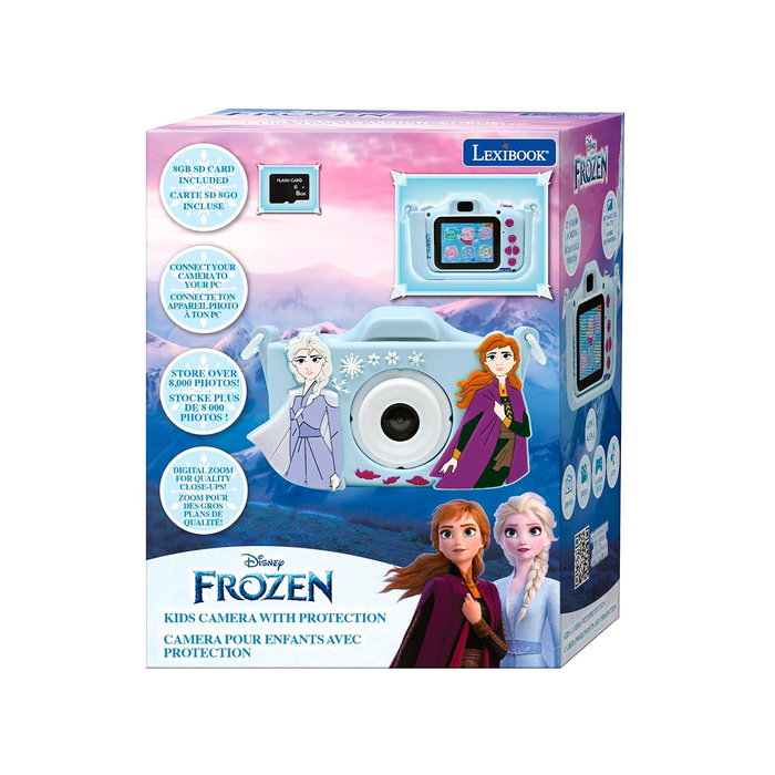 Lexibook Appareil Photo Enfant Frozen DJ078FZ - Caméra pour Enfants avec Fonction Photo, Vidéo et Mode MP3 - Licence Disney - À partir de 6 Ans