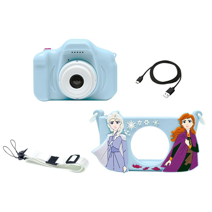 Lexibook Appareil Photo Enfant Frozen DJ078FZ - Caméra pour Enfants avec Fonction Photo, Vidéo et Mode MP3 - Licence Disney - À partir de 6 Ans
