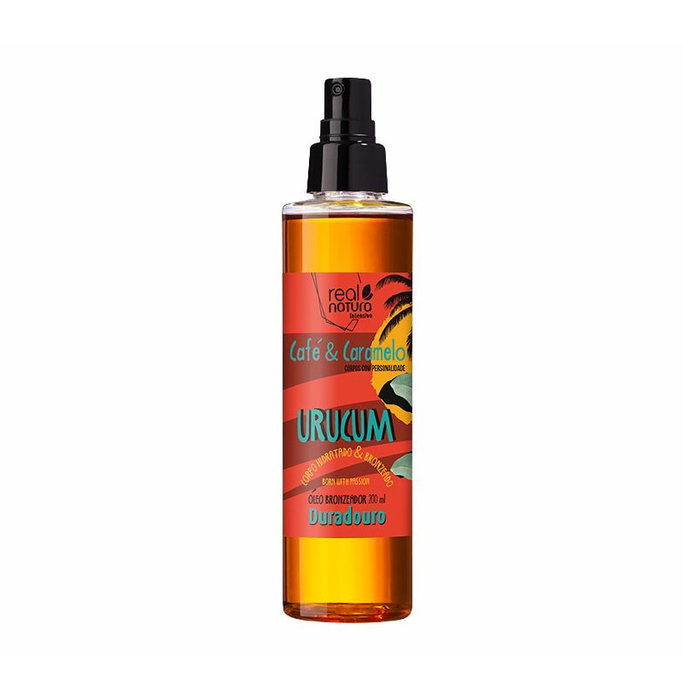 Real Natura Óleo Bronzeador Urucum Café e Caramelo 200ml