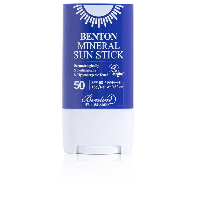 Benton Stick Solaire Minéral SPF50 PA++++ 15g Hydratant et Protecteur pour Peaux Sensibles Benton Stick Solaire Minéral SPF50 PA++++ 15g Hydratant et Protecteur pour Peaux Sensibles