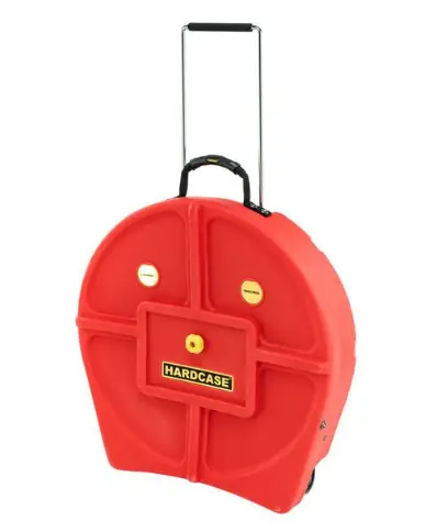 HARDCASE Étui rigide pour cymbales jusqu'à 22 pouces - Rouge HARDCASE Étui rigide pour cymbales jusqu'à 22 pouces - Rouge