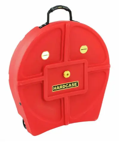 HARDCASE Étui rigide pour cymbales jusqu'à 22 pouces - Rouge HARDCASE Étui rigide pour cymbales jusqu'à 22 pouces - Rouge