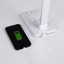 Lampe de Bureau LED avec Chargeur Sans Fil 6W 420Lm CCT Réglable 10 Niveaux Lumière USB