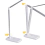 Lampe de Bureau LED avec Chargeur sans Fil 6W 420Lm CCT, Luminosité Réglable, Ports USB Multiples, Design Minimaliste