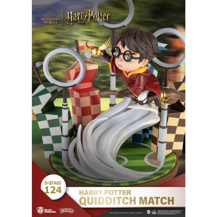 Beast Kingdom Figurine Dstage Harry Potter Quidditch Nimbus Diorama Harry Potter et la Chambre des Secrets