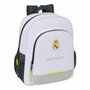 Safta Mochila junior adapt.carro - Sac à dos junior avec roulettes Real Madrid équipement 25/26 - 32 x 38 x 12 cm
