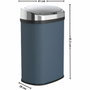 Kitchen Move Majestic Poubelle de cuisine automatique 58 L inox gris mat