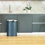 Kitchen Move Majestic Poubelle de cuisine automatique 58 L inox gris mat