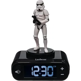 Lexibook Réveil digital avec veilleuse Stormtrooper et effets sonores