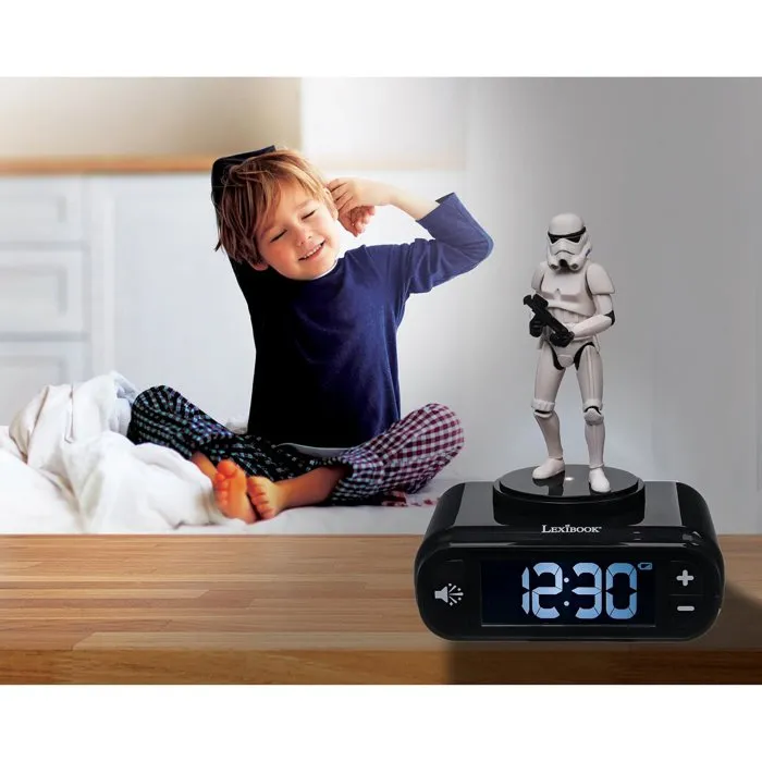 Lexibook Réveil digital avec veilleuse Stormtrooper et effets sonores Lexibook Réveil digital avec veilleuse Stormtrooper et effets sonores