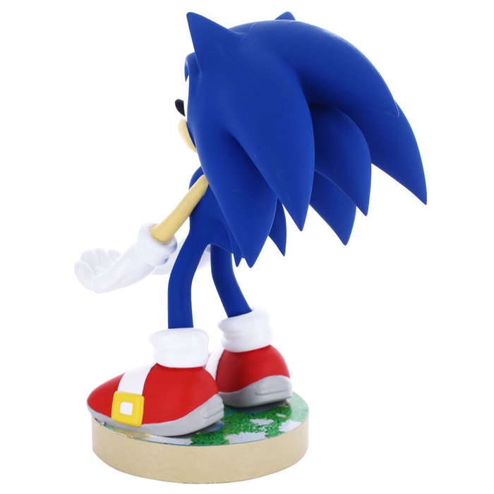 EXQUISITE GAMING Cable Guy Support de Figurine Sonic 20 cm - Porte-Console et Téléphone, Compatible PS5 DualSense, Xbox Series, iPhone