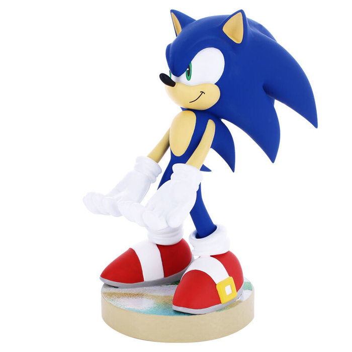 EXQUISITE GAMING Cable Guy Support de Figurine Sonic 20 cm - Porte-Console et Téléphone, Compatible PS5 DualSense, Xbox Series, iPhone