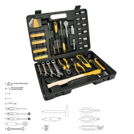 WOLFPACK LINEA PROFESIONAL Jeu d'outils 160 pièces avec mallette