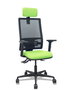 Piqueras y Crespo Bormate Chaise de bureau Pistache et Noir