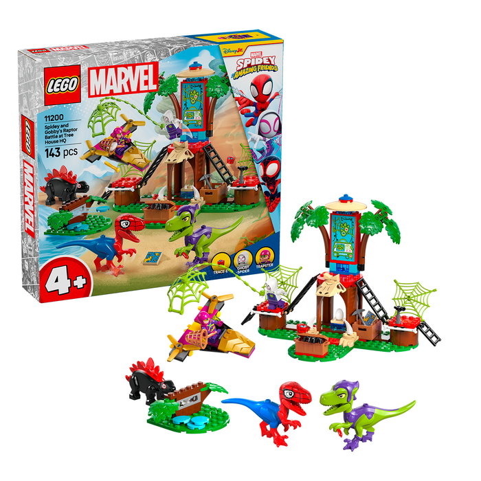 LEGO Marvel Spidey et ses amis extraordinaires : Spidey contre le raptor de Gobby à la cabane dans l'arbre 11200 LEGO Marvel Spidey et ses amis extraordinaires : Spidey contre le raptor de Gobby à la cabane dans l'arbre 11200