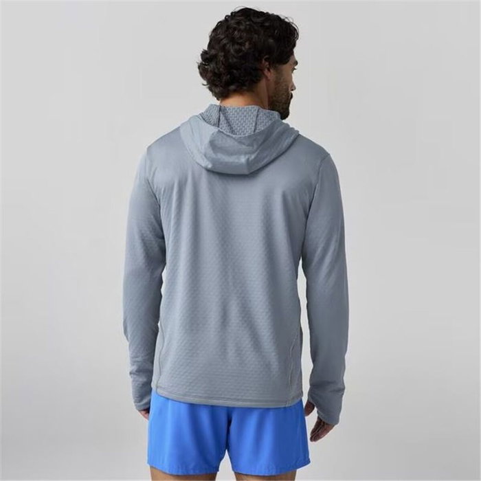 Sweat à capuche homme Brooks Notch Thermal 3.0 Gris clair 46 2/3