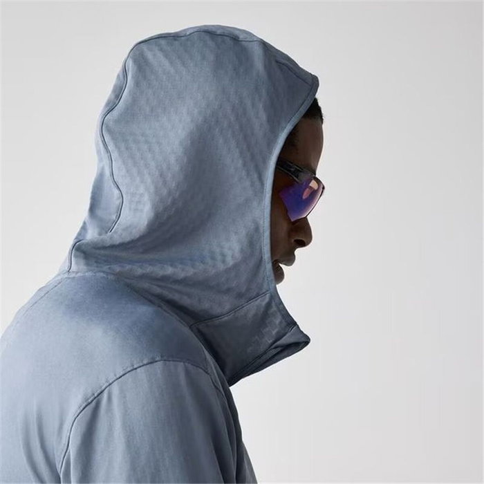 Sweat à capuche homme Brooks Notch Thermal 3.0 Gris clair 46 2/3