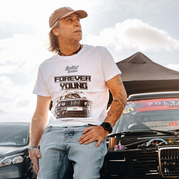 Radikal Revolution T-shirt Forever Young Blanc XL Radikal Revolution T-shirt Forever Young Blanc XL