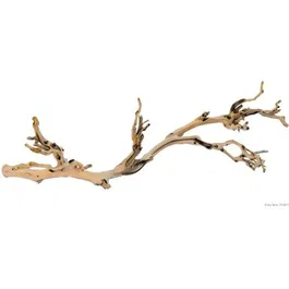 Exo Terra - Décoration Pied de Vigne Sablé - Branche Naturelle pour Terrarium Tropical ou Désertique - Grand Modèle