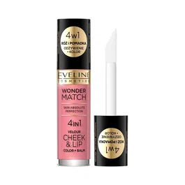 Eveline Cosmetics Wonder Match 4in1 Baume lèvres et joues 2-en-1, 03, 4.5 ml