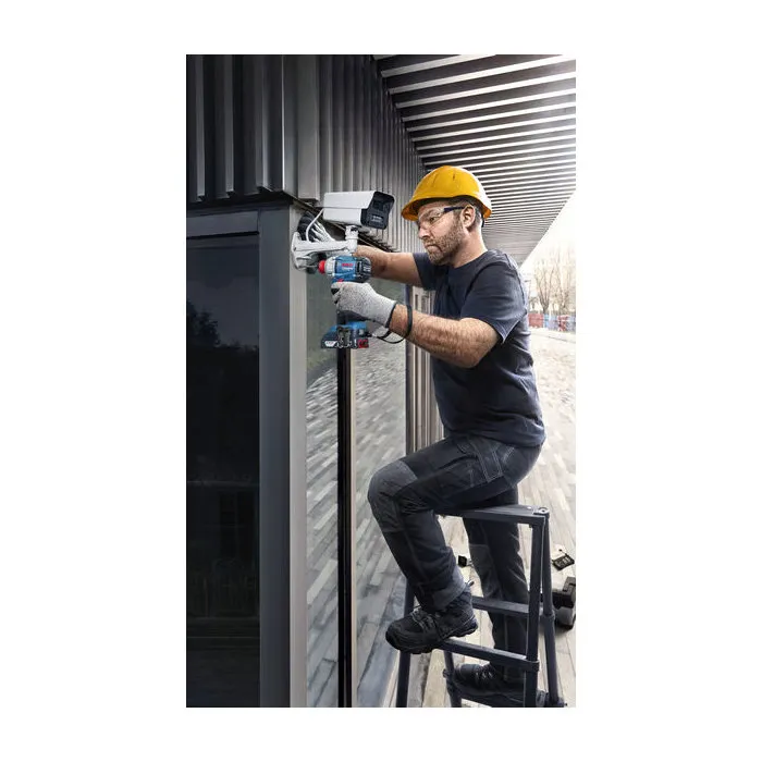 Bosch Professional GDX 18V-285 - Boulonneuse et Visseuse à Chocs sans fil 18 V - Inclut 2 batteries 4.0 Ah, chargeur GAL 18 V, coffret et clip ceinture