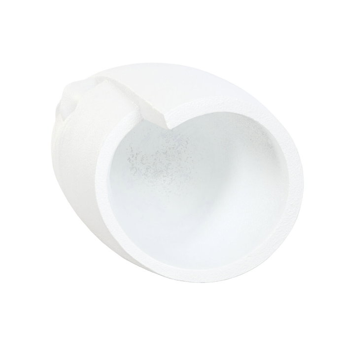 Cache-pot Home ESPRIT Blanc Magnésium Moderne Visage 33 x 33 x 72 cm