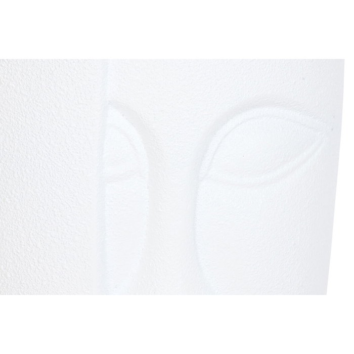 Cache-pot Home ESPRIT Blanc Magnésium Moderne Visage 33 x 33 x 72 cm