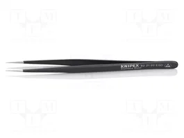KNIPEX Pince à épiler ESD droite à bec pointu