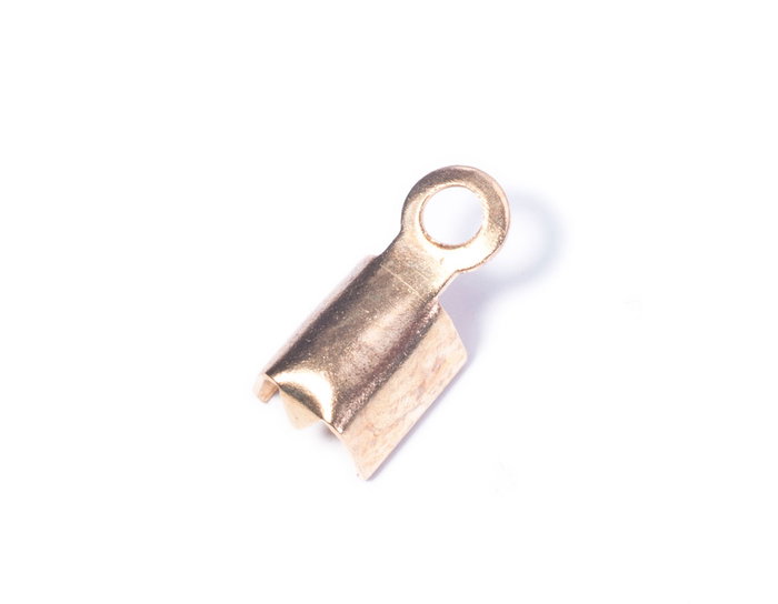 Innspiro Terminal métallique semi-tube avec anneau doré 3,9x7,9x2,9mm Innspiro Terminal métallique semi-tube avec anneau doré 3,9x7,9x2,9mm