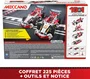 Bandai Meccano APM20104 - Coffret de construction Véhicules de course 10 en 1, 225 pièces en métal et plastique, jeu éducatif pour enfants dès 8 ans