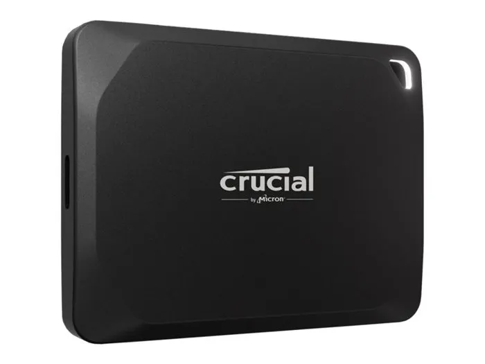 Crucial X10 Pro - Disque SSD externe portable 1 To - Compatible USB-C/USB 3.2 Gen 2 - Idéal pour montage vidéo