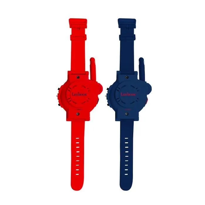 Lexibook Montre Talkie-Walkie 2-en-1 Spiderman pour Enfant, Rouge, Portée 200 m, Boussole et Lampe, pour Enfants Dès 3 Ans