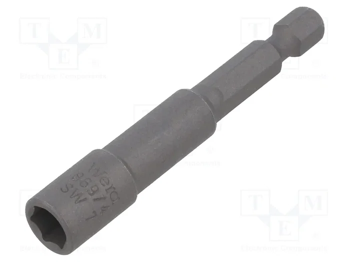 WERA Embout de tournevis douille 6 pans HEX 7mm 1/4 po sans aimant WERA Embout de tournevis douille 6 pans HEX 7mm 1/4 po sans aimant